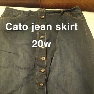 Jean skirt